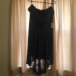 Blue evening or prom dress